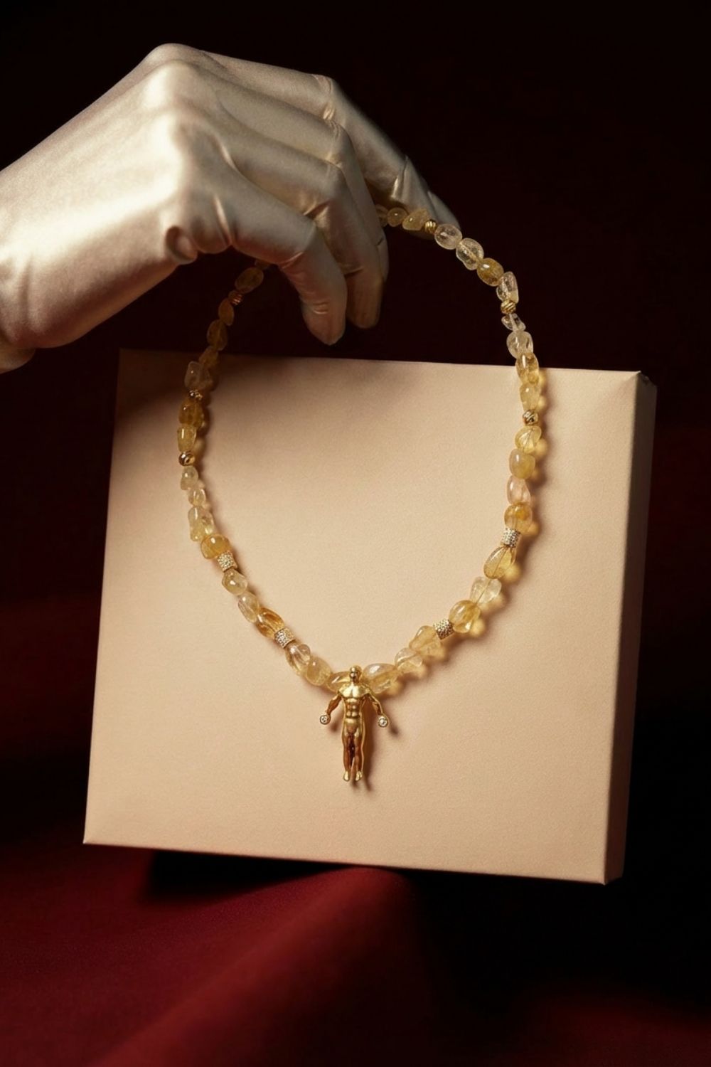 Handmade Citrine Abundance Necklace by Piayuli