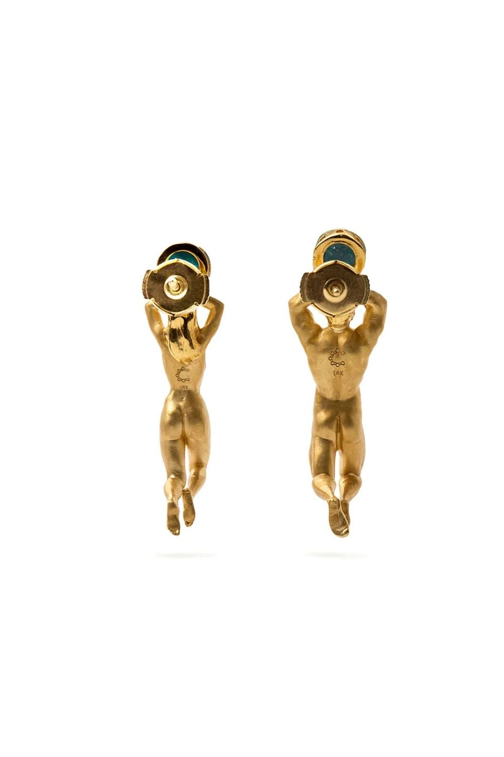 Piayuli Daphne and Apollo Earrings handcrafted with symbolic design