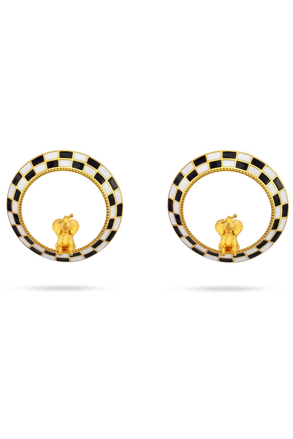 Close-up detail of the Joy Earrings by Piayuli