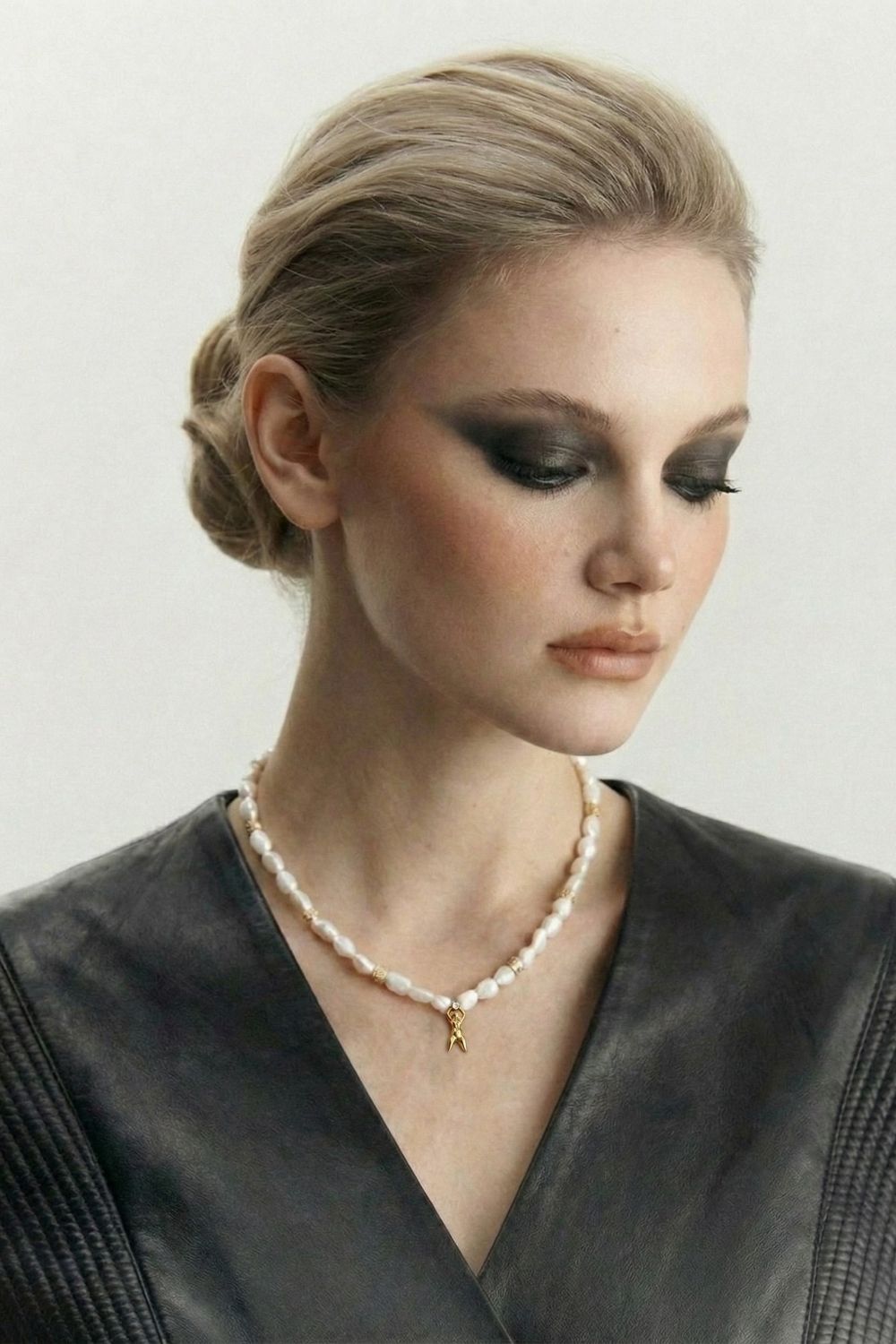 Natural moonstone detail on Moonstone Feminine Energy Necklace