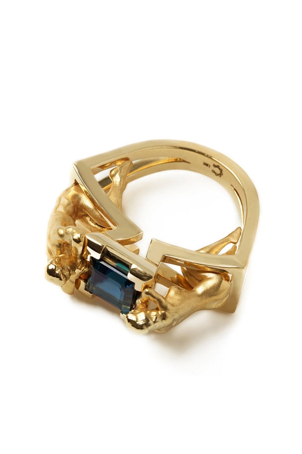 2.0ct colored zircon centerpiece on the Promise Ring