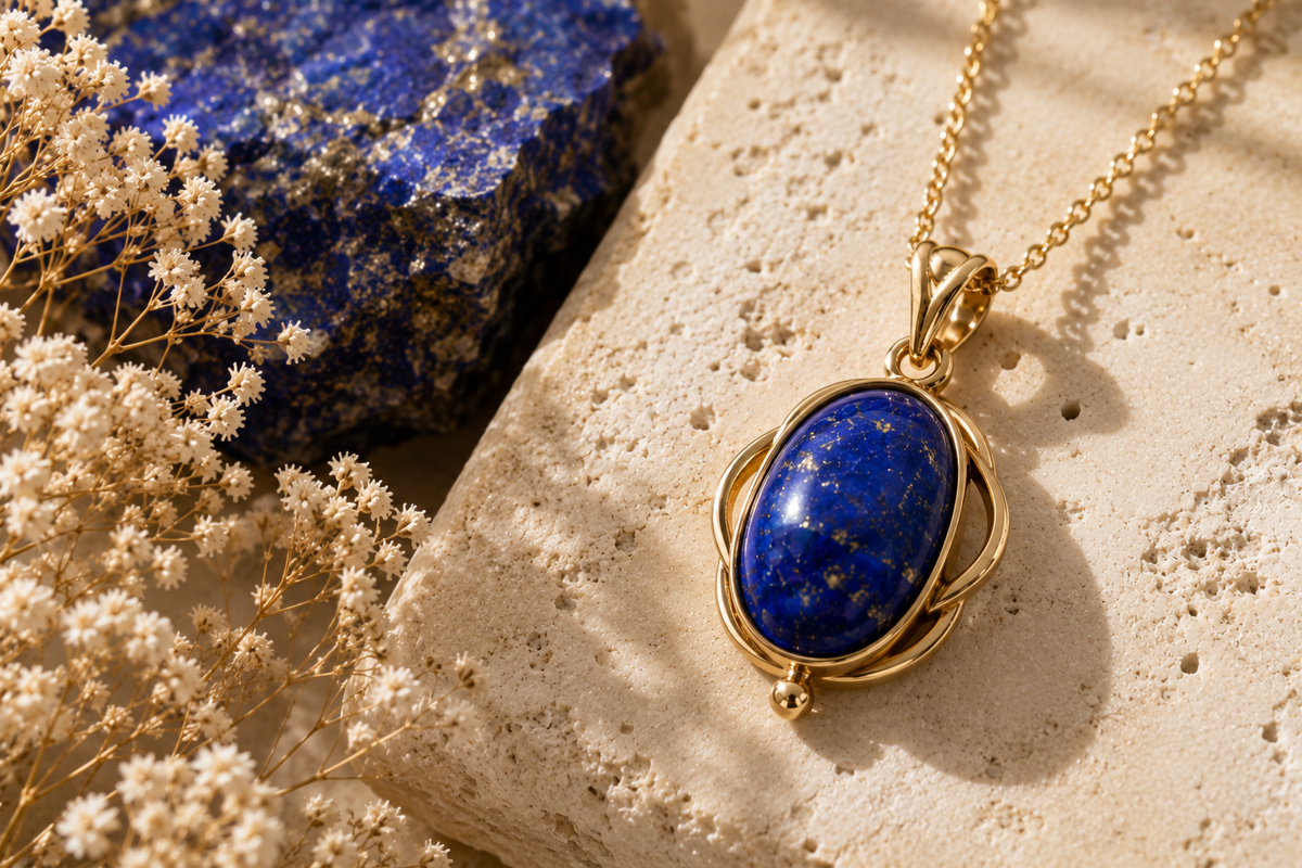 Lapis lazuli gemstone jewelry guide featuring handcrafted Piayuli lapis lazuli jewelry