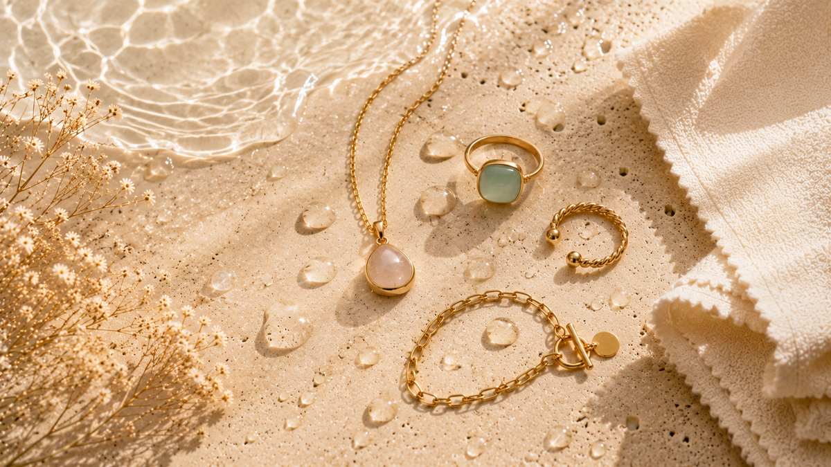 Guide explaining whether handcrafted jewelry can be worn in water