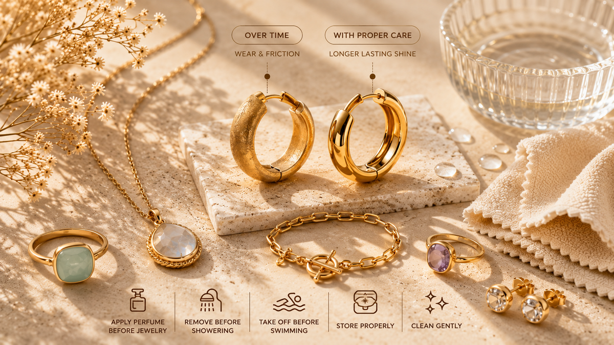 Why Does Gold Plating Fade? Causes, Prevention & Care Guide | Piayuli