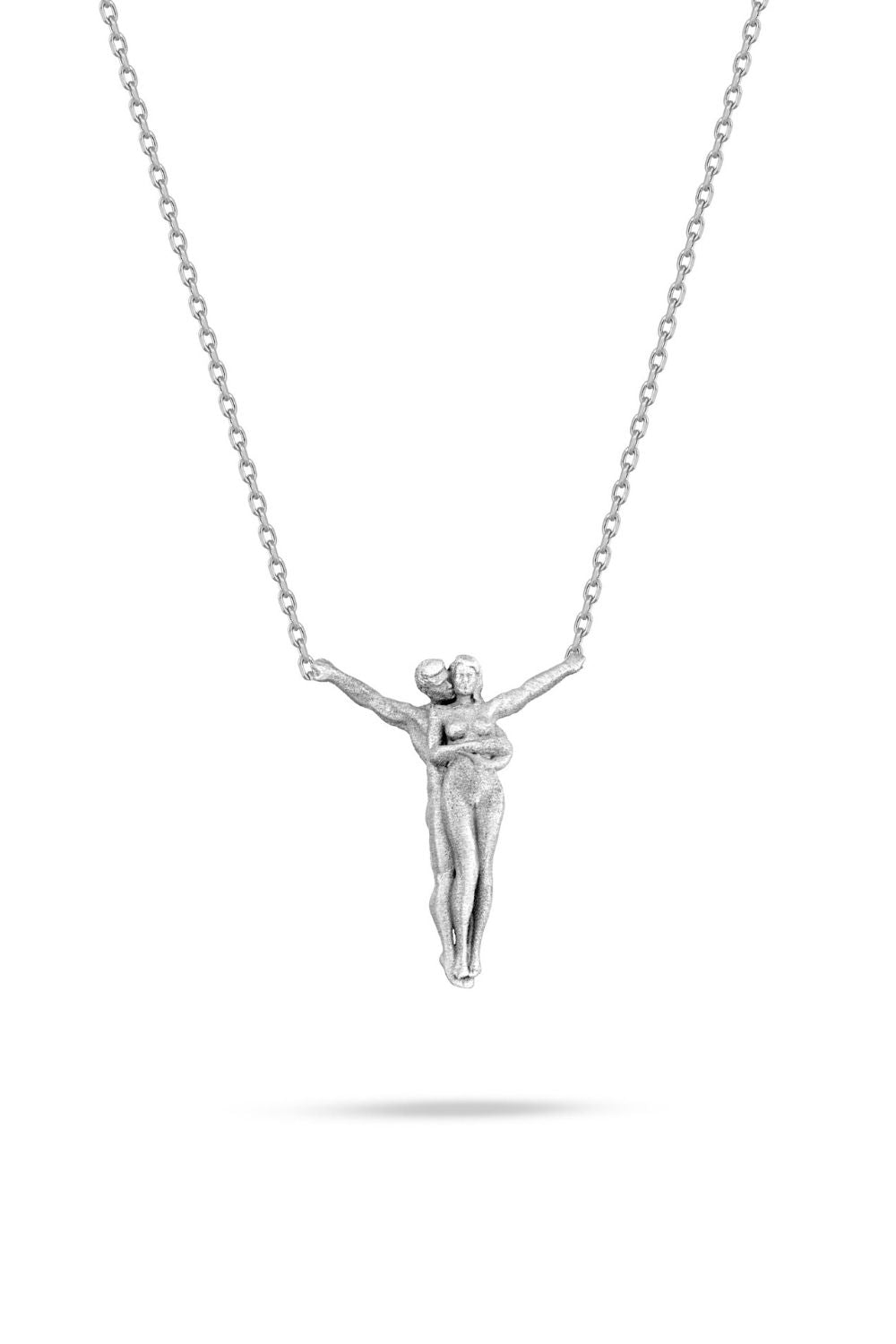 Amore Mini Necklace featuring an artistic sculptural design