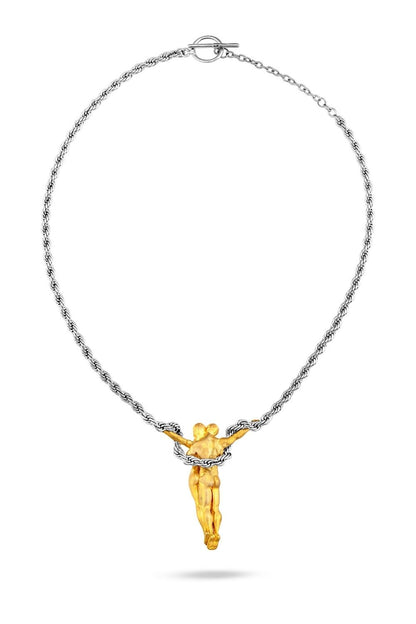 Piayuli Amore Necklace handcrafted with symbolic sculptural design
