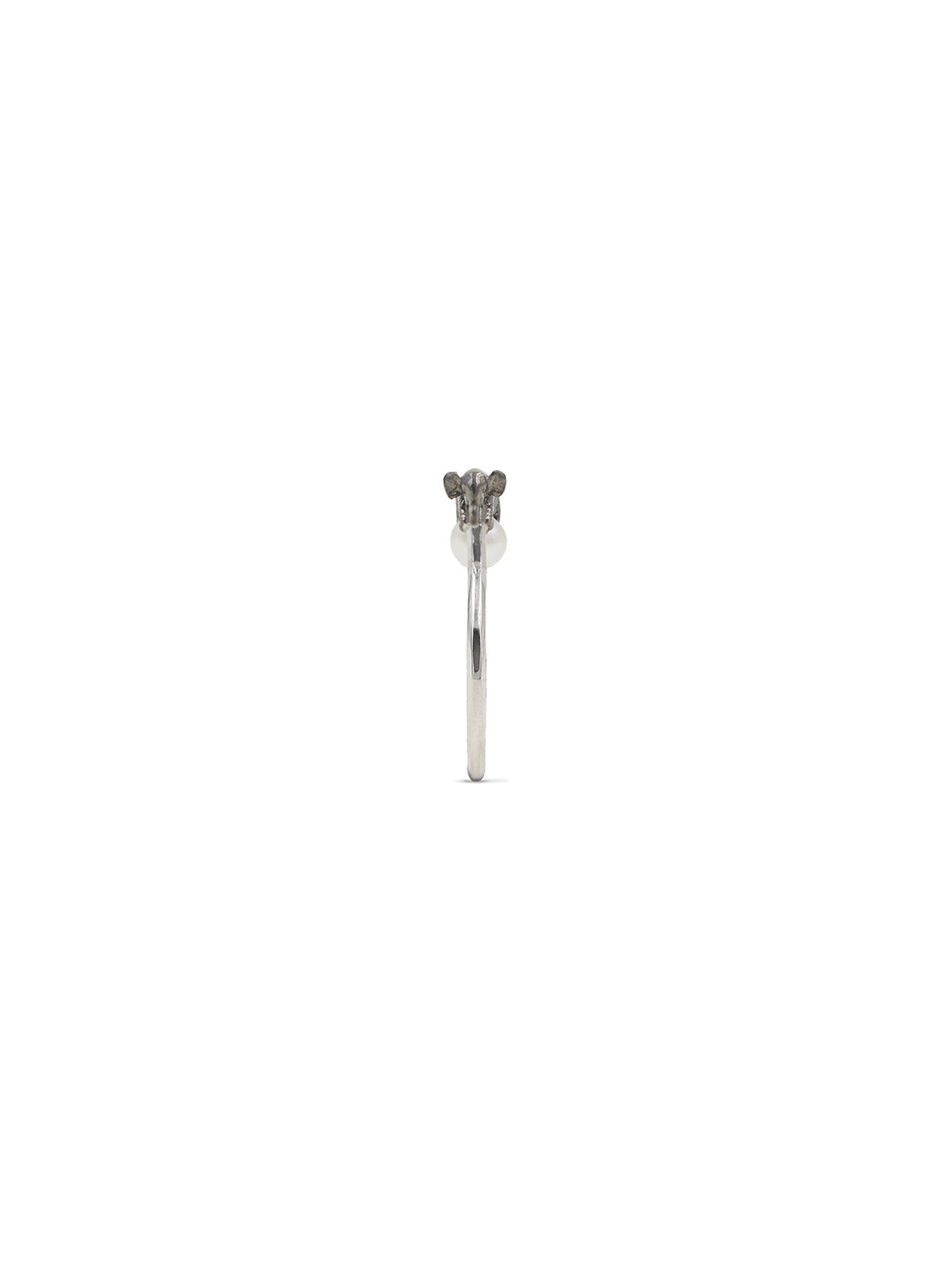 Natural sea pearl detail on the Baby Carmel Ring