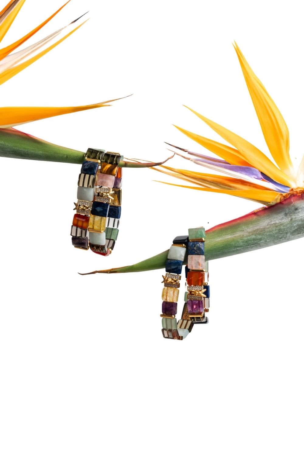 Woman wearing the Balance Bracelet by Piayuli