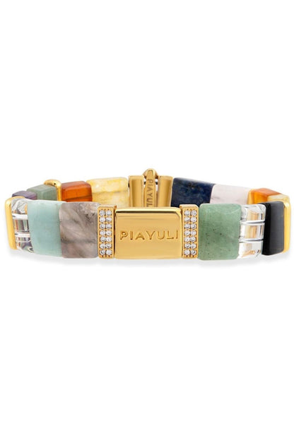 Balance Bracelet with natural healing gemstones by Piayuli