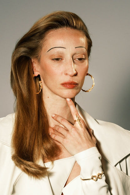 Top view of Balance Ring representing feminine and masculine energy