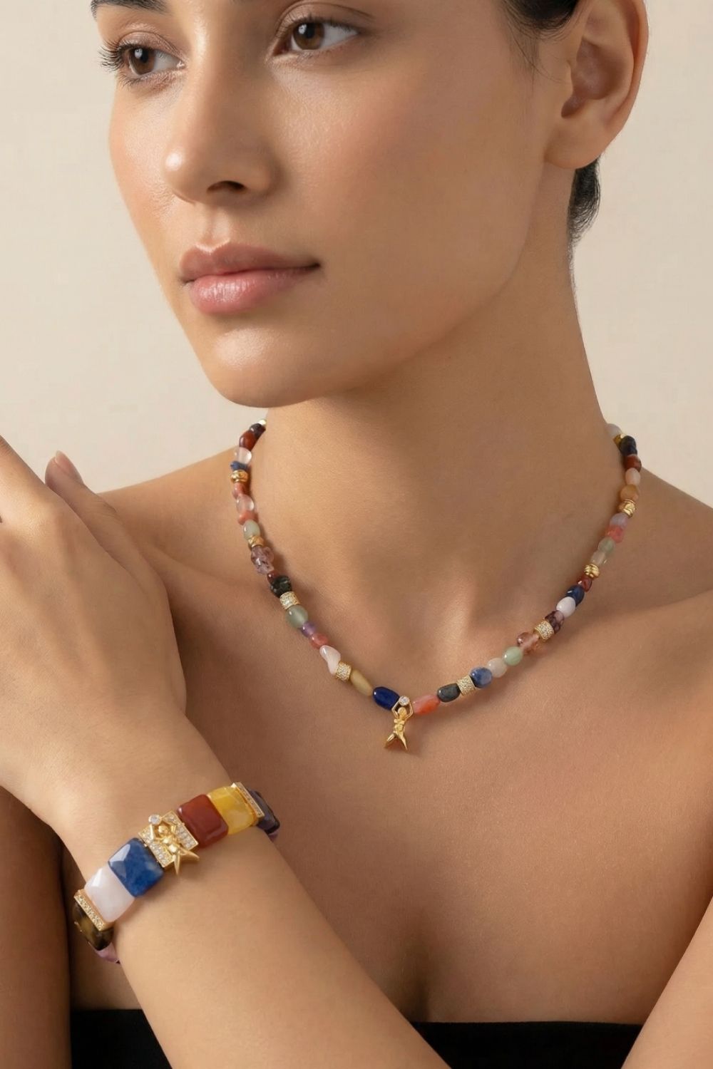 Handmade Chakra Balance Necklace by Piayuli