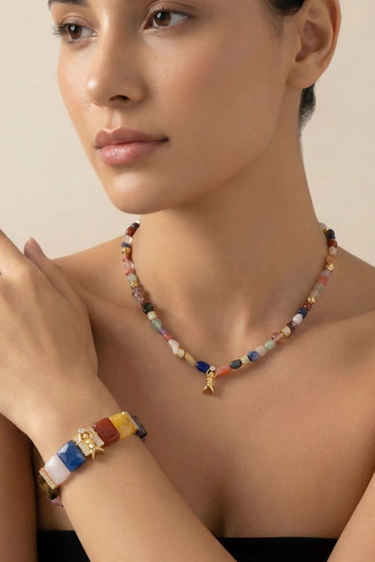 Handmade Chakra Balance Necklace by Piayuli