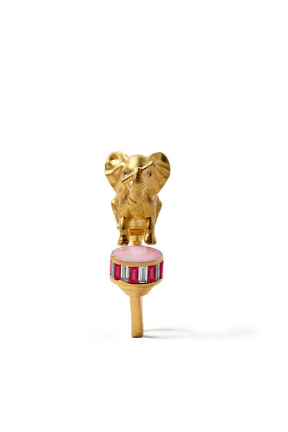 Elephant-inspired Dumbo Ring symbolizing artistic expression