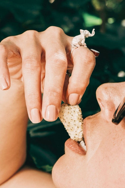 Dumbo Ring worn on hand showcasing luxury craftsmanship
