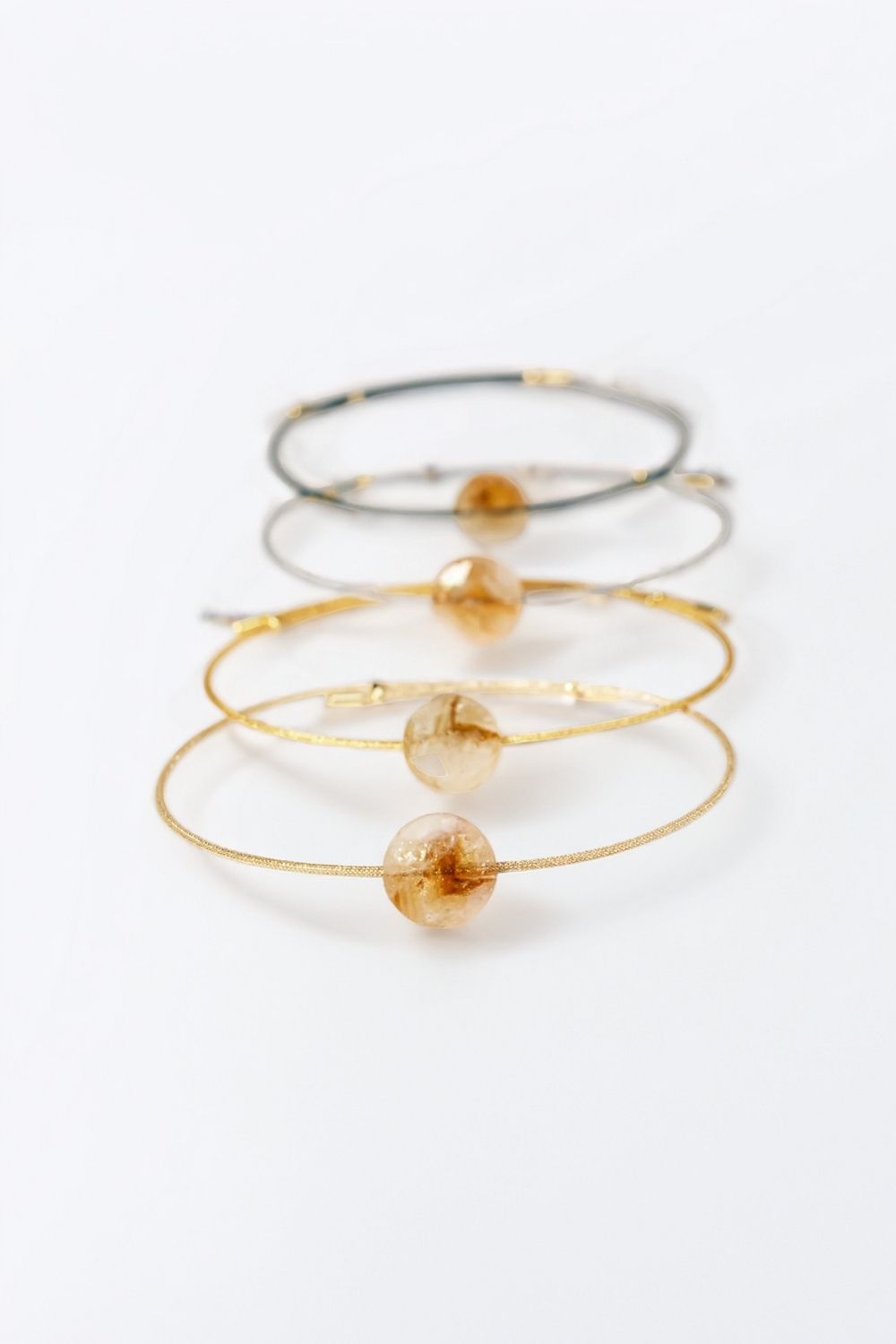 Adjustable Fortune Abundance Citrine Bracelet handcrafted by Piayuli