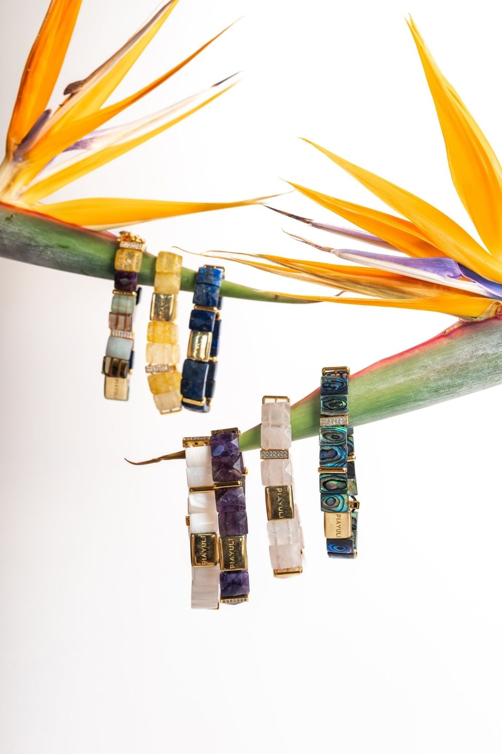 Luxury lapis lazuli gemstone bracelet inspired by wisdom communication and self expression