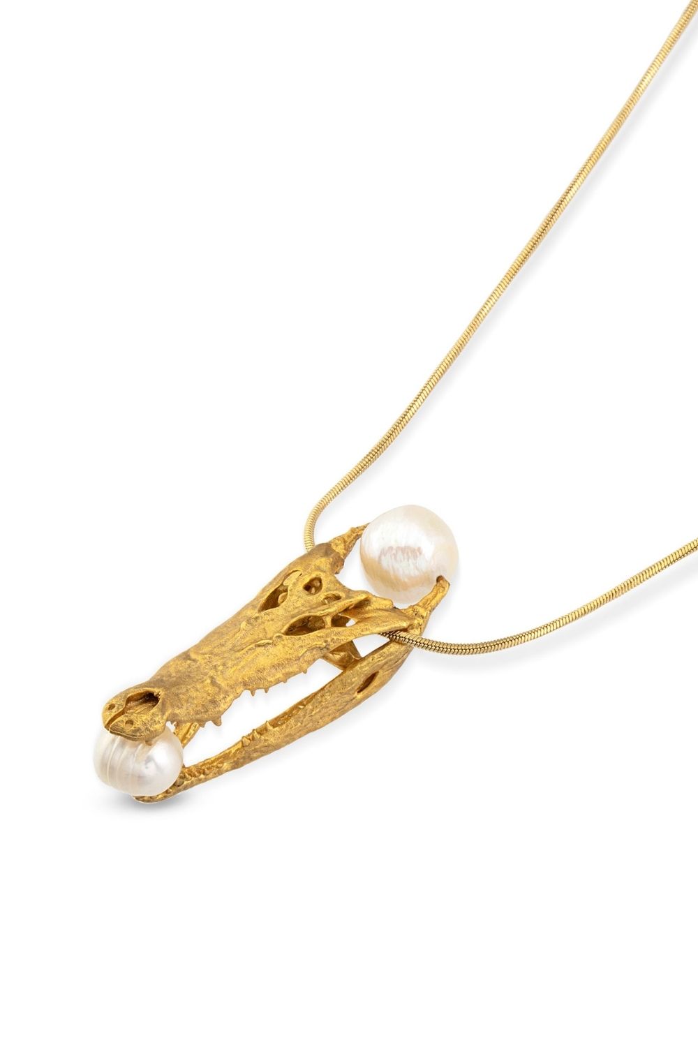 Close-up detail of the Lord of the Neal Necklace by Piayuli