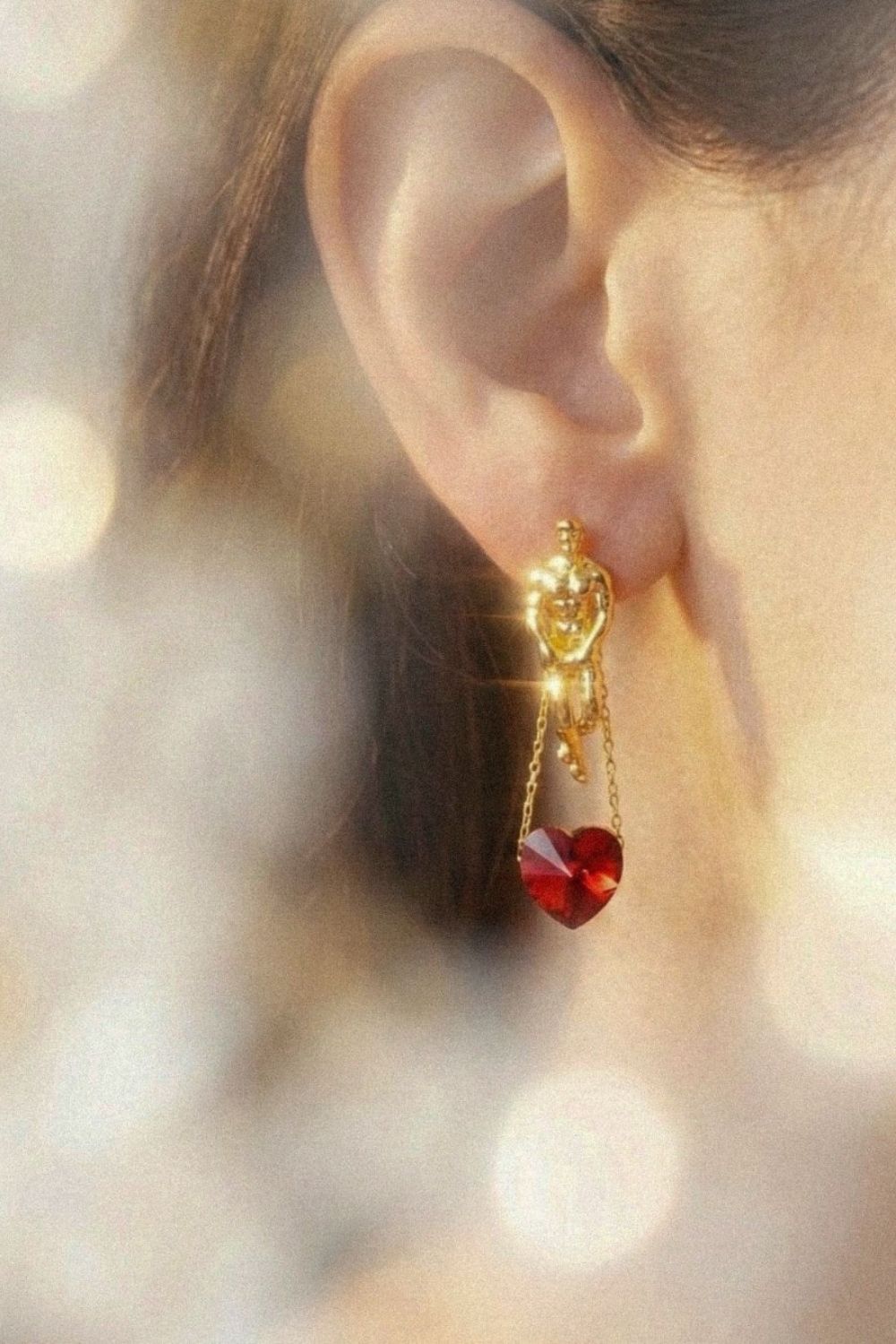 Lovers Earrings symbolizing unity partnership and devotion