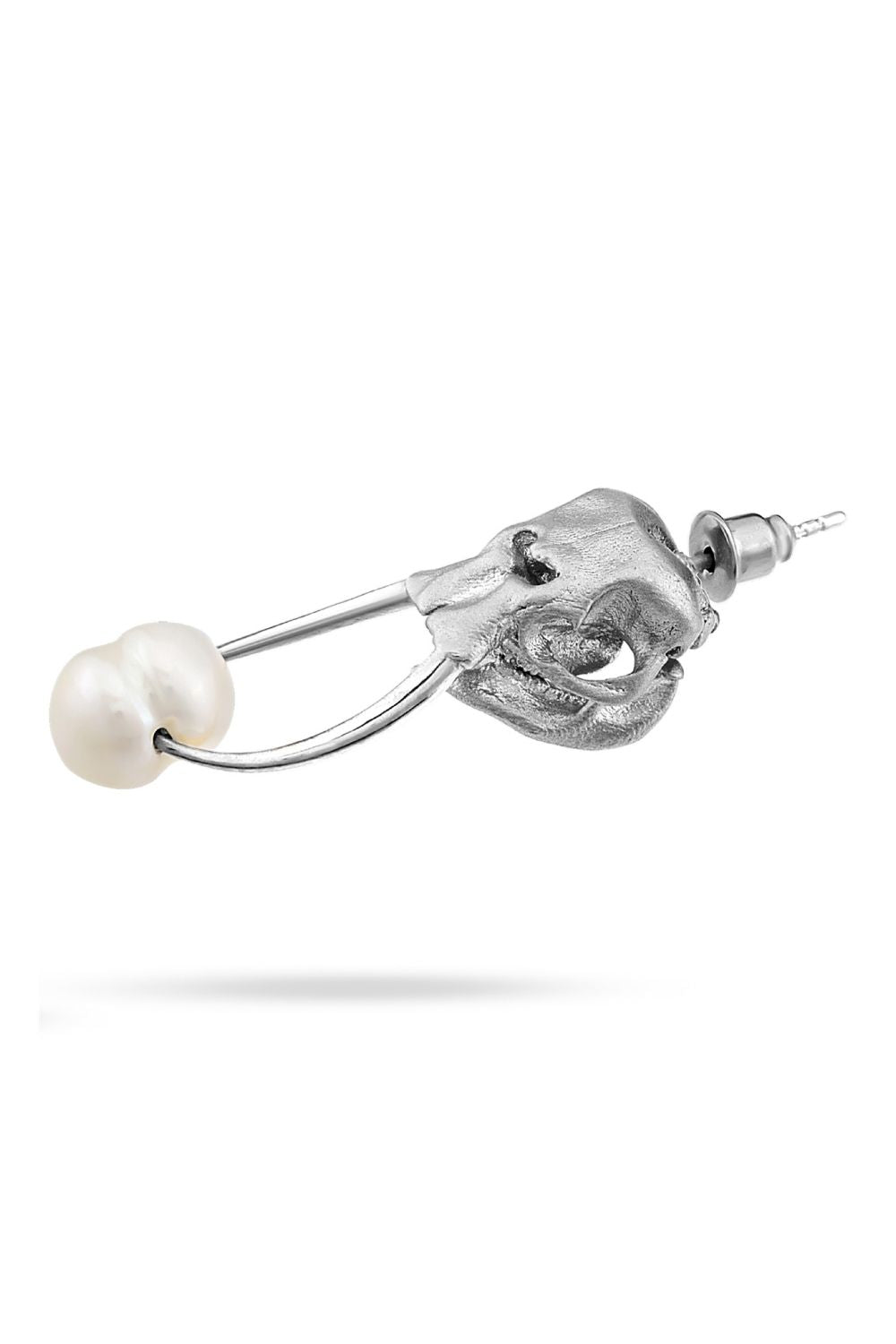 Lucky Pearl Earrings featuring artistic symbolic craftsmanship