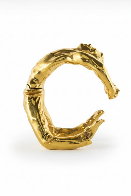 Piayuli Maestro Oz Bracelet handcrafted in 22K gold plated brass