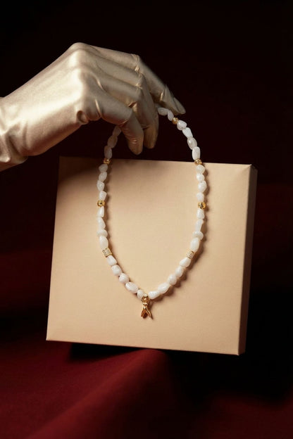 Handmade Moonstone Feminine Energy Necklace by Piayuli