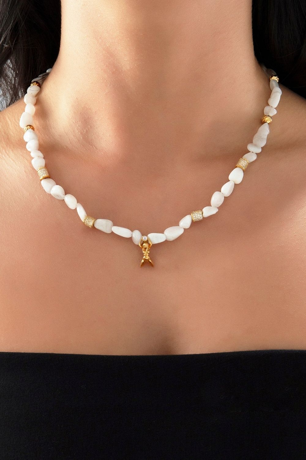Signature Moonstone Feminine Energy Necklace by Piayuli