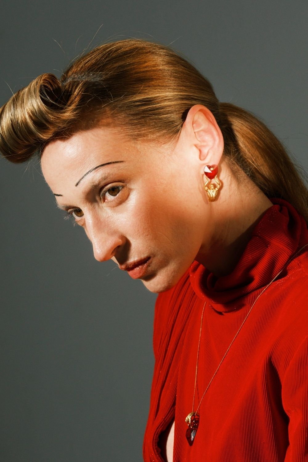 Woman wearing Mr Lovely Earrings by Piayuli