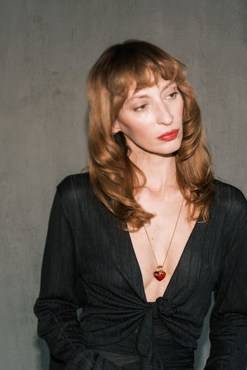 Woman wearing Mr Lovely Mini Necklace by Piayuli