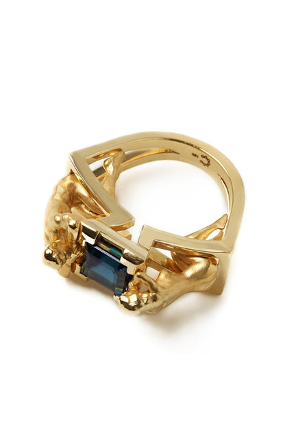 2.0ct colored zircon centerpiece on the Promise Ring
