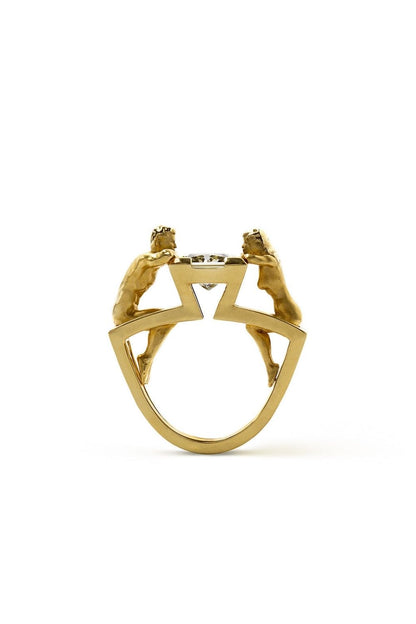 Promise Ring worn on hand displaying luxury craftsmanship