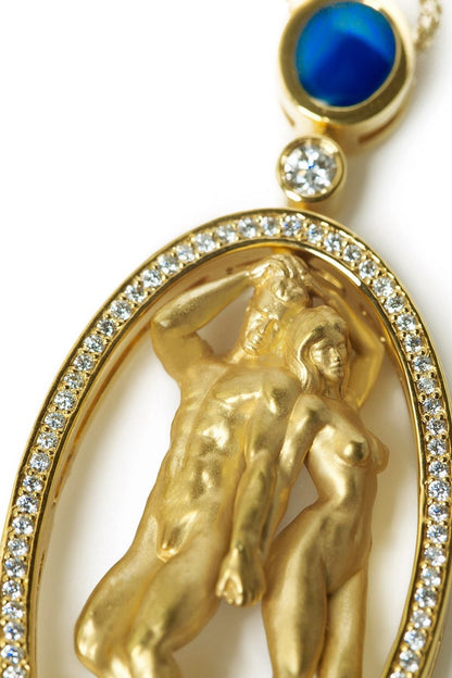 
Dancing figure design symbolizing passion and artistic expression