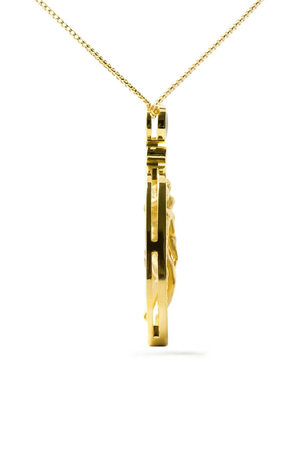 Handcrafted enamel detail on The Venue Necklace