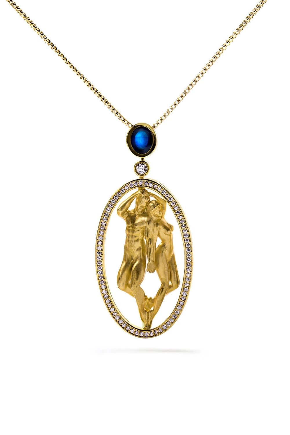 Piayuli The Venue Necklace handcrafted with sculptural dancing figures